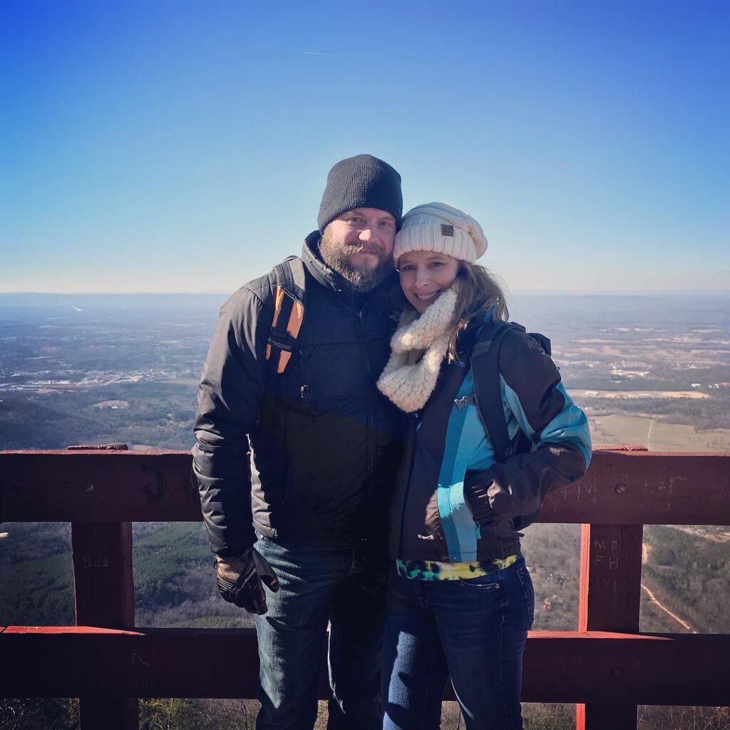 Kerri and Steven, the owners of Beardsicle Bluff